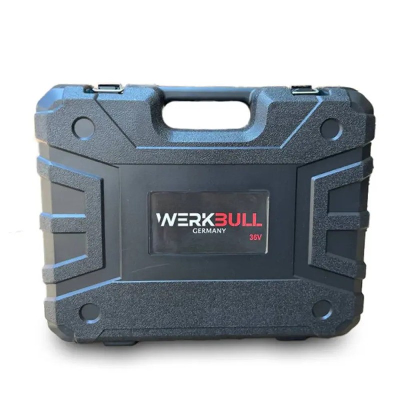 Немски Ударен Винтоверт WerkBull 36V 8Ah две батерии в комплект 111 части