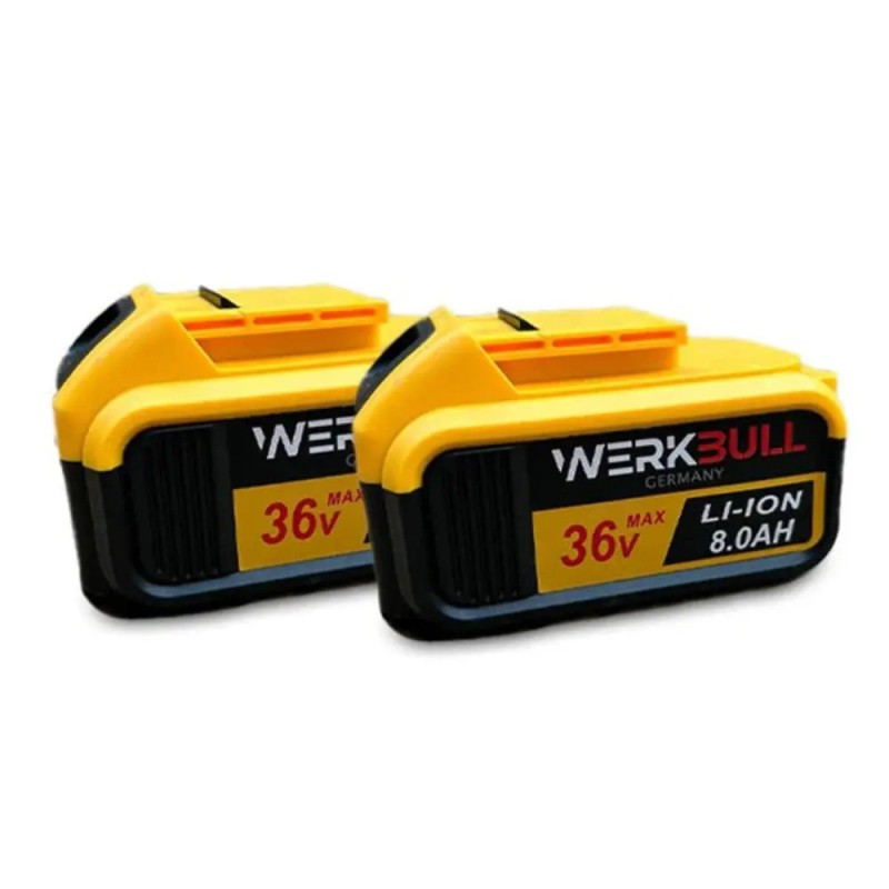 Немски Акумулаторни Безчеткови Импакт и Винтоверт 36V 8AH в куфар WerkBull