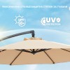 Регулируем Градински Чадър с UV защита, 300см