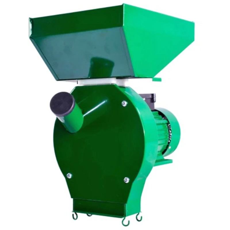 Немска Професионална Фуражомелка 3.8kW WerkBull Ярмомелка + 4 сита
