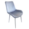 Комплект трапезна разтегателна маса със закалено стъкло и 6 стола Лорета